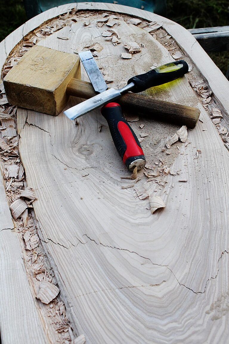 Praca z drewnem rękodzieło naturalny impregnat