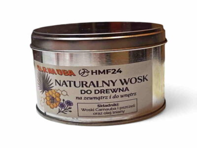 Naturalny wosk twardy - carnauba, pszczeli i olej lniany
