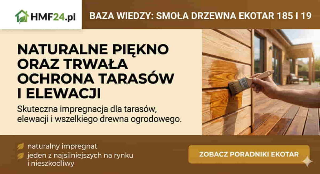 Impregnaty naturalne pytania i odpowiedzi Smoła drzewna do tarasów, elewacji i wszelkiego drewna impregnat naturalny
